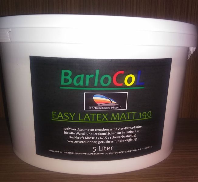 BarloCol Easy-Latex matt 190 / 2,5 l