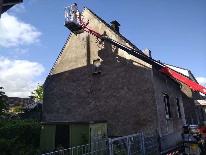 Fassadensanierung und Neugestaltung eines Nachkriegshauses in der Bocholter Innenstadt!! 