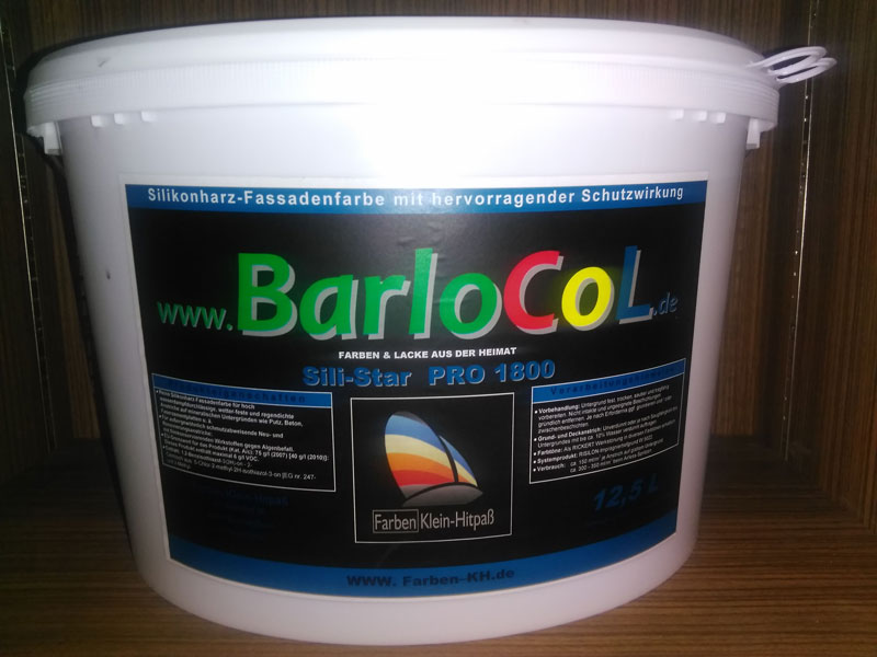 BarloCol Silistar Pro 1800 / 12,5 l